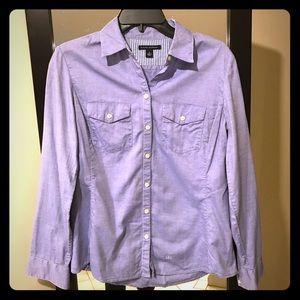 Banana Republic Chambray Tailored Button Down